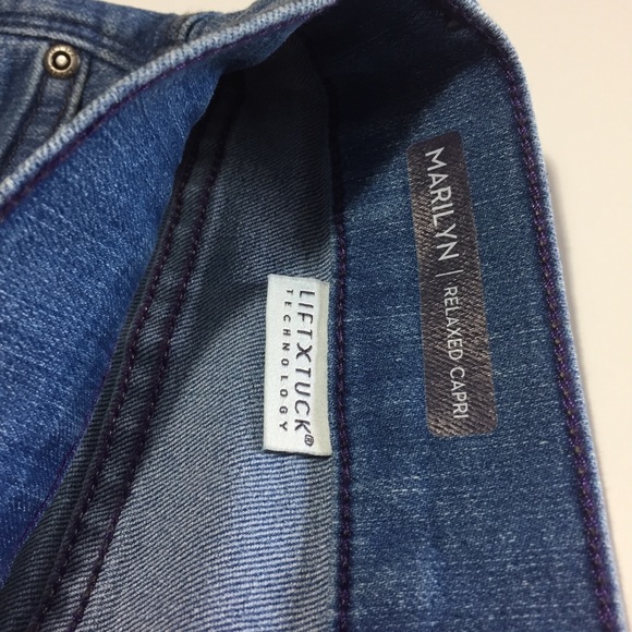 NYDJ Marilyn Relaxed Capri Size 0 New With Tags - Picture 8 of 8